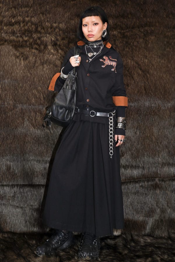 Zero Tolerance — Broken Syntax Pleated Skirt