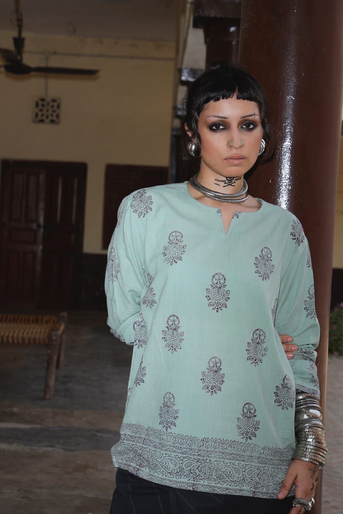 Mint Kurta Shirt - image 1