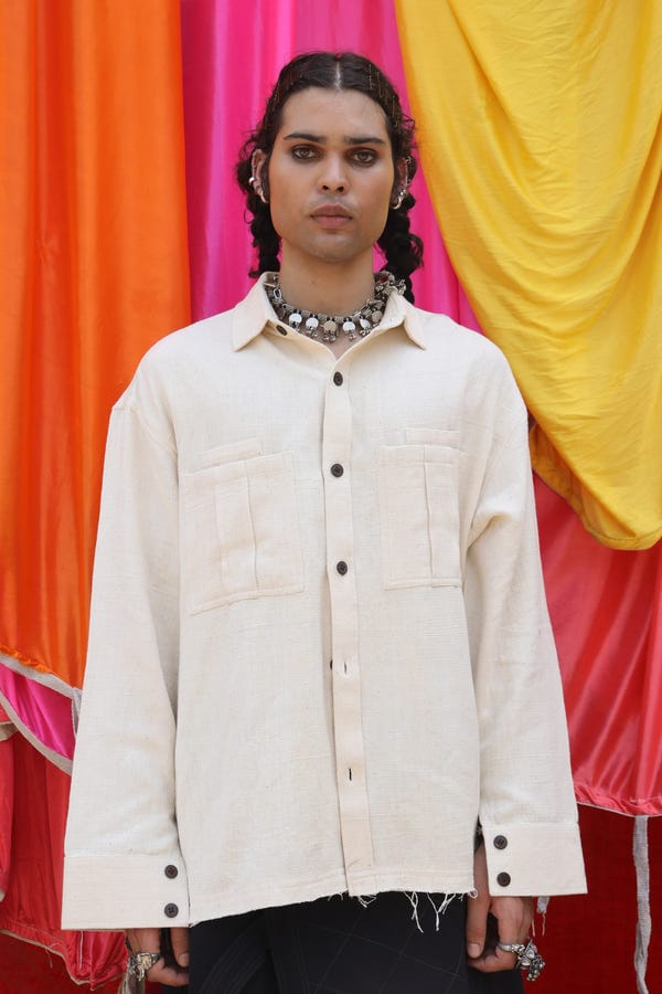 Zero Tolerance — Handspun & Handwoven Cotton Shirt