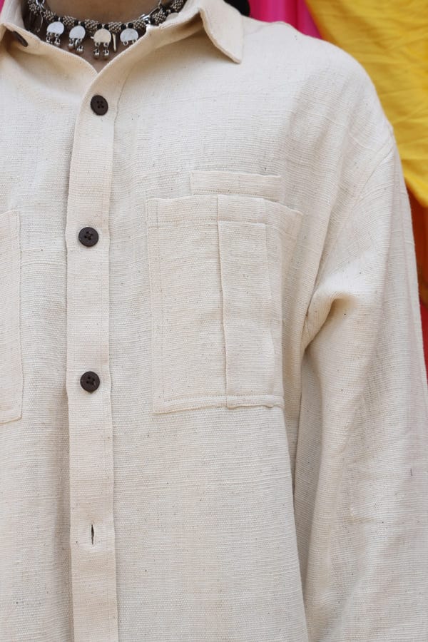 Zero Tolerance — Handspun & Handwoven Cotton Shirt