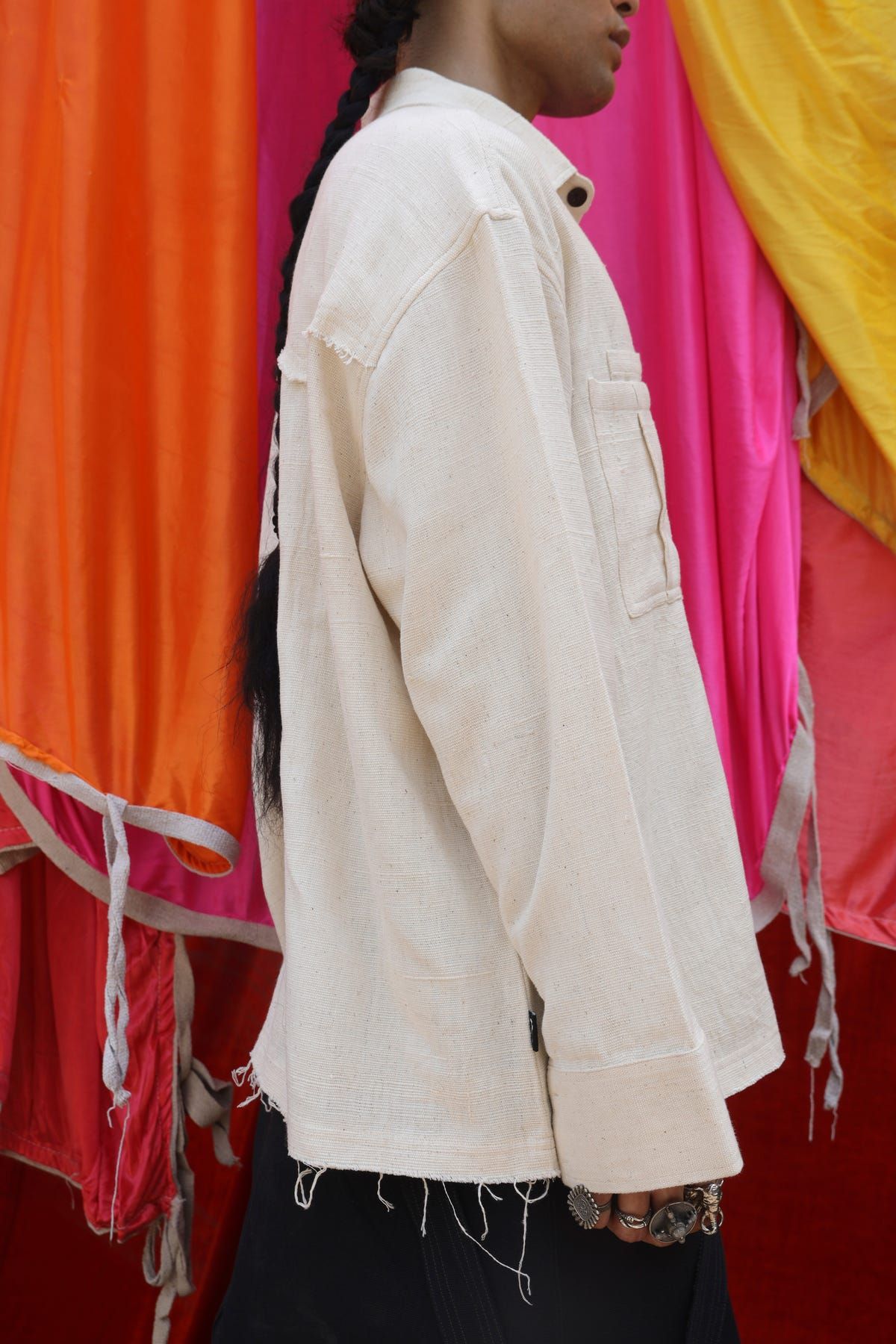 Handspun & Handwoven Cotton Shirt - image 4