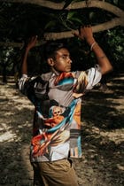 Sameera Sardana x Zero Tolerance Greyscale Cuban Shirt view 1