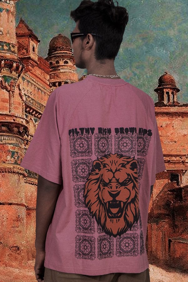Zero Tolerance — Block Lion Lavender T-shirt