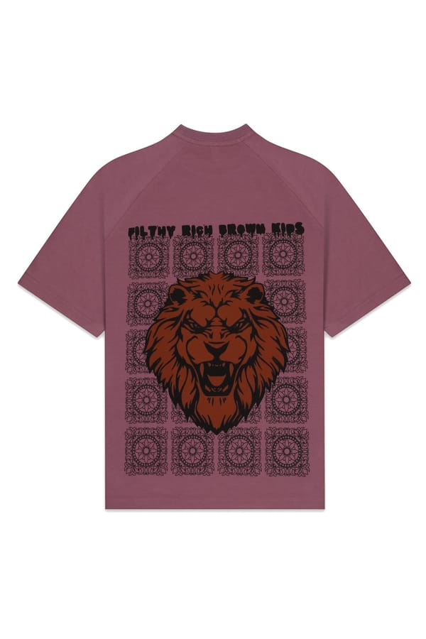 Zero Tolerance — Block Lion Lavender T-shirt