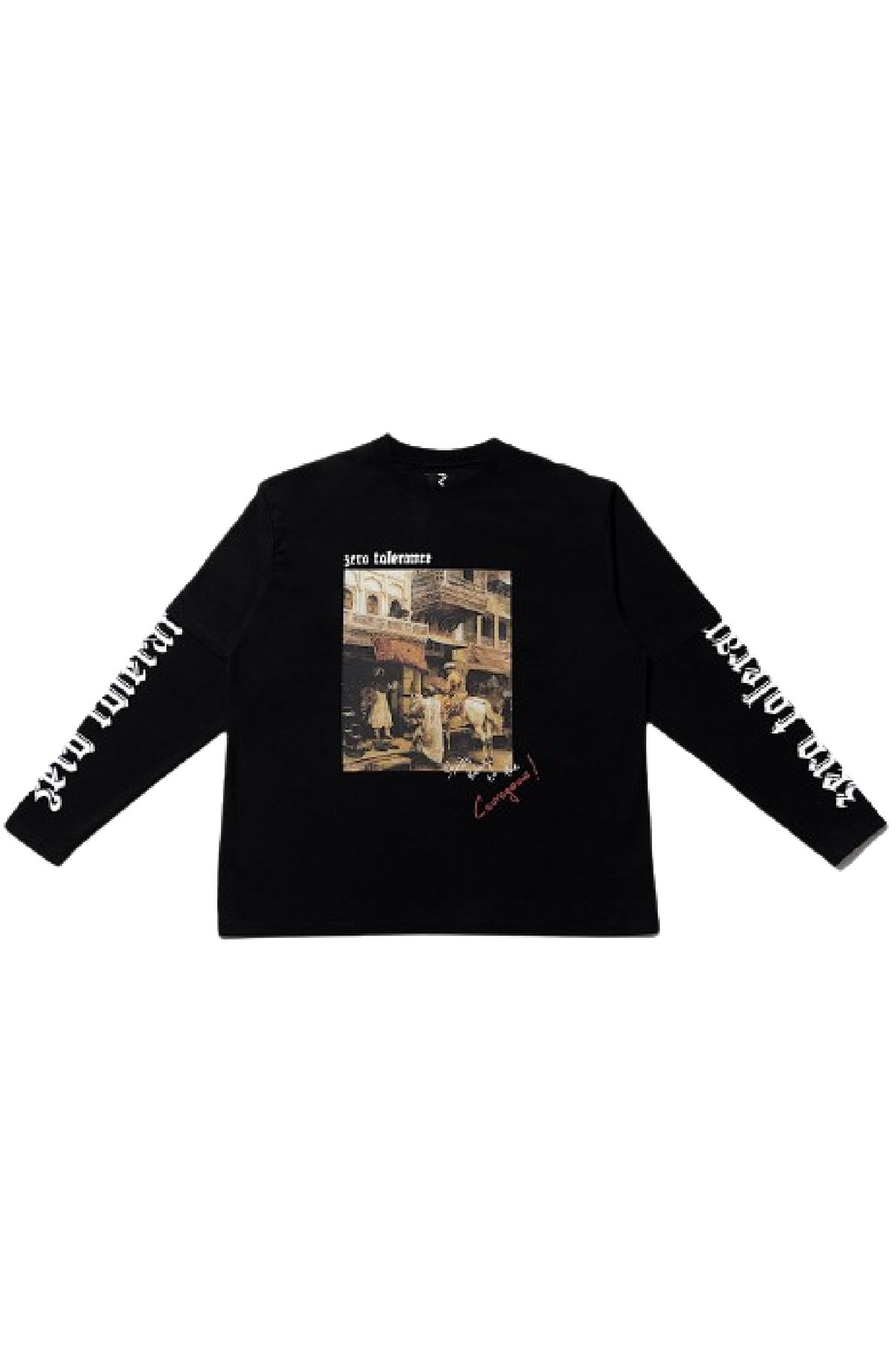 Courageous crew neck double-layered full-sleeve t-shirt - image 1