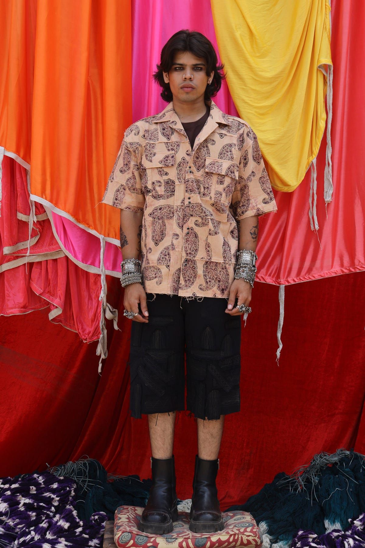 Kairi Heritage Patchwork Shirt - image 2