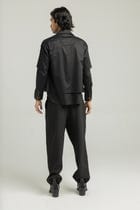 Black Awadhi Hand Made Shirt view 6